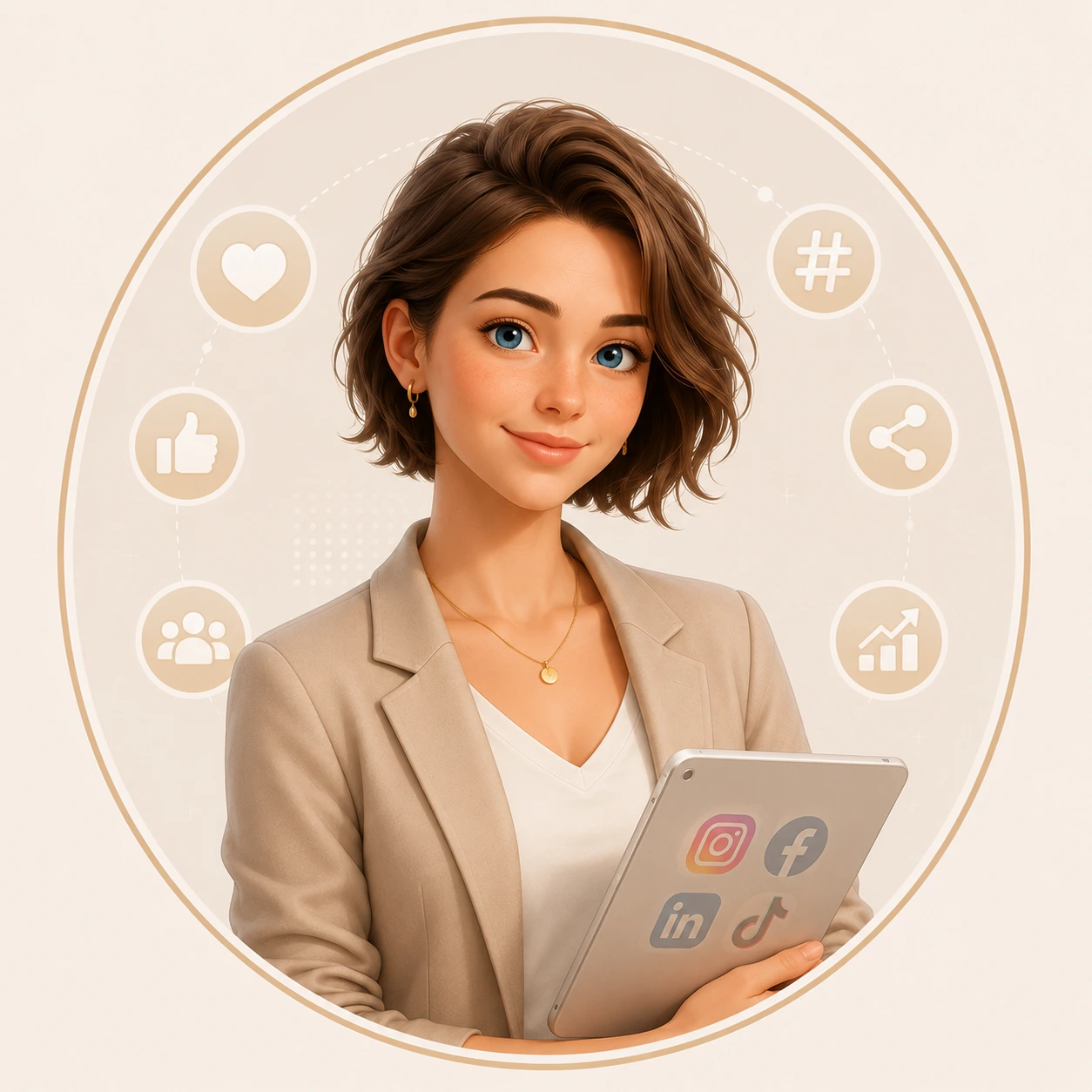 Emma — Réseaux sociaux