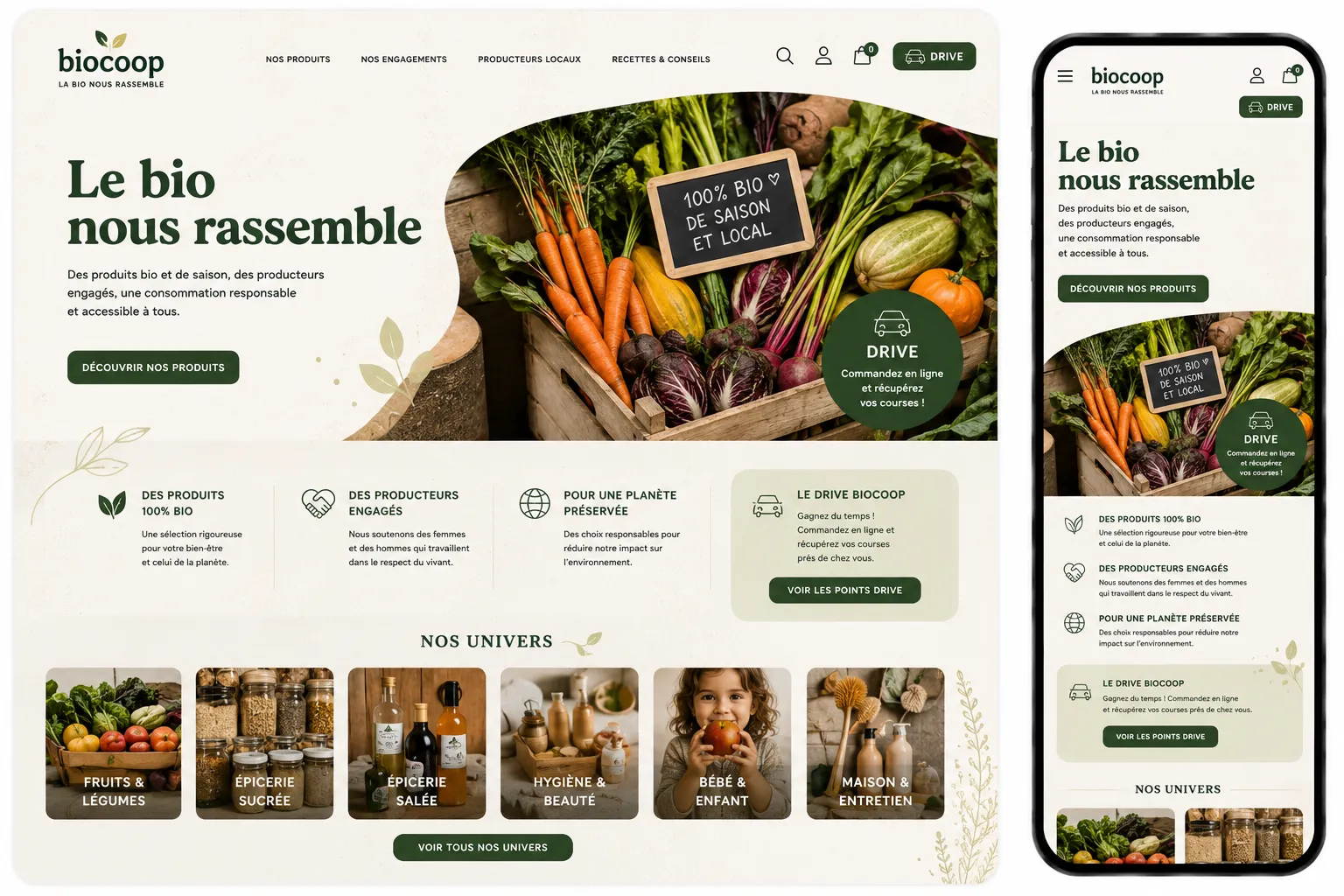 Biocoop — Épicerie bio