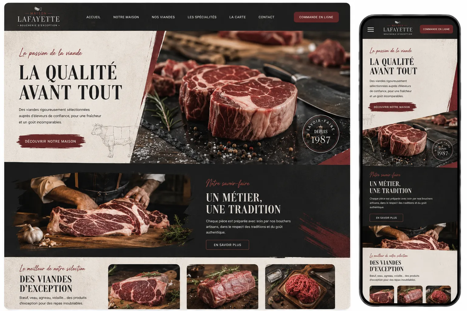 Maison Lafayette — Boucherie