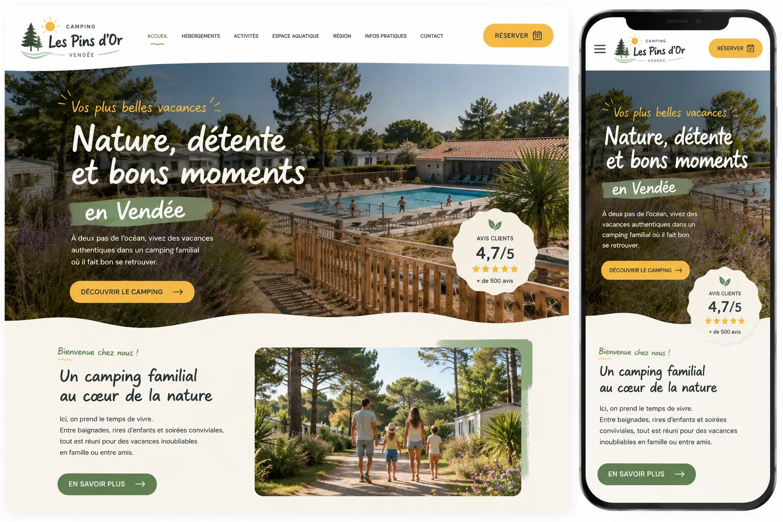 Camping Les Pins d'Or