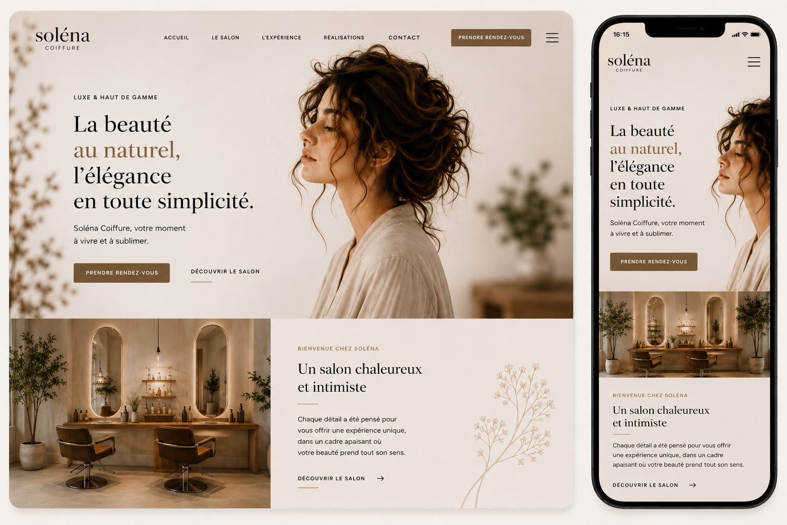 Salon de coiffure Premium