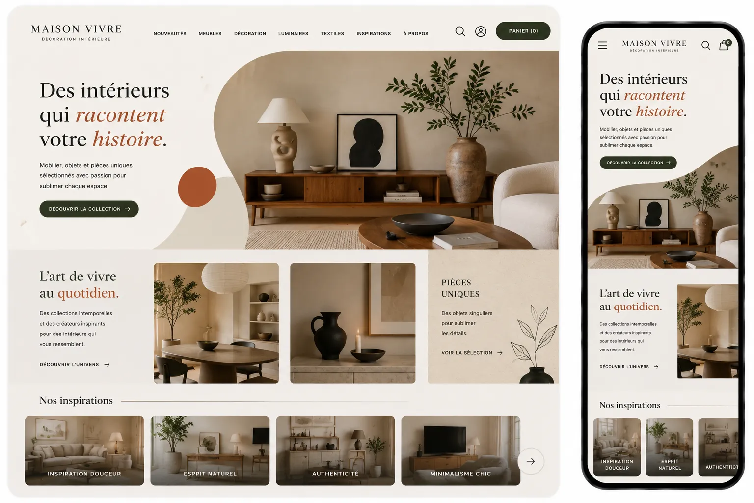 Maison Vivre — Décoration
