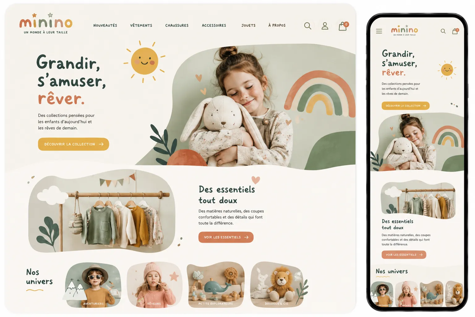 Minino — Mode enfant