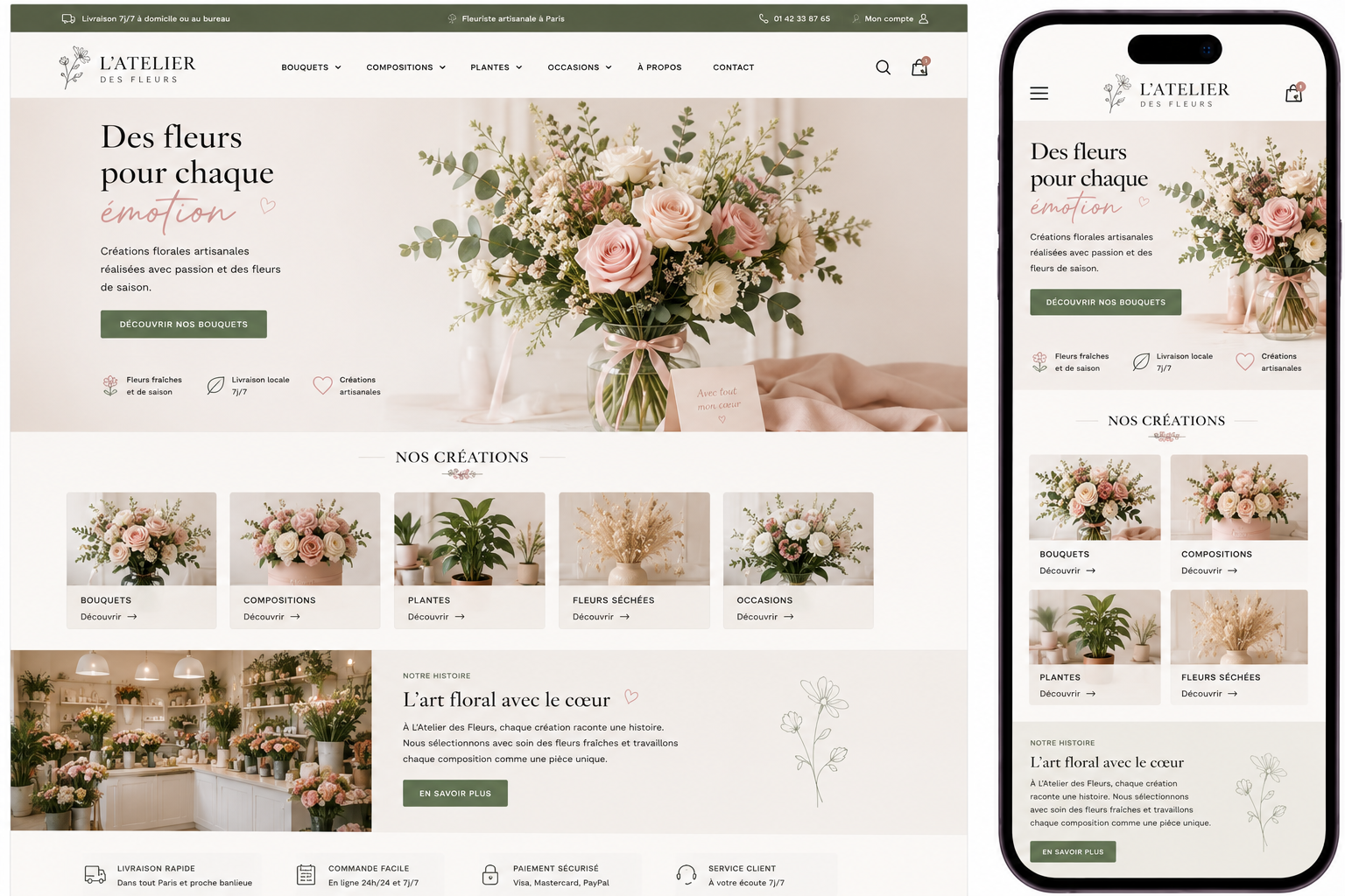 Fleuriste Atelier des Fleurs