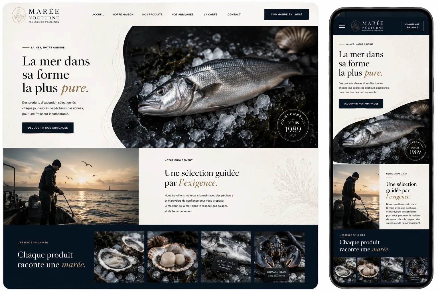 Marée Nocturne — Poissonnerie