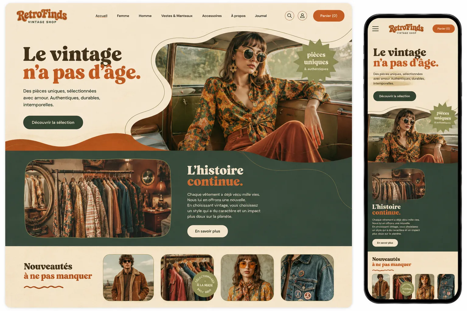 RetroFinds — Vintage Shop